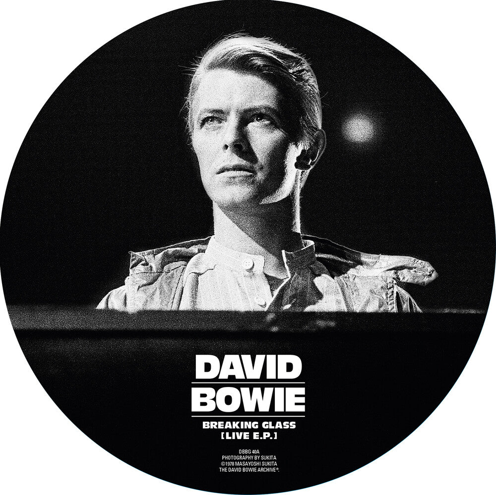 the album cover for David Bowie - Breaking Glass
