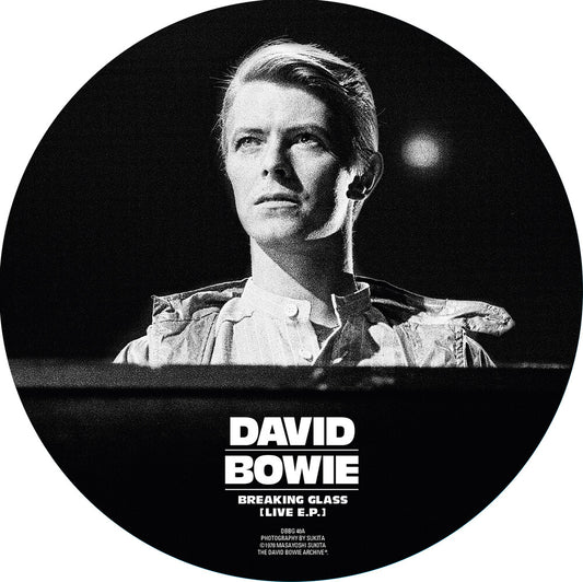 the album cover for David Bowie - Breaking Glass