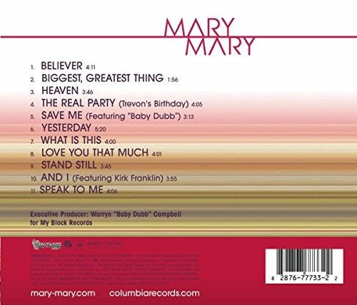 the album cover for Mary Mary - Mary Mary