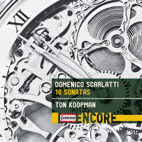 the album cover for Scarlatti / Koopman - Domenico Scarlatti: 16 Sonatas