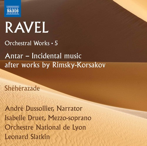 the album cover for LEONARD SLATKIN - Maurice Ravel: Orchestral Works Vol 5