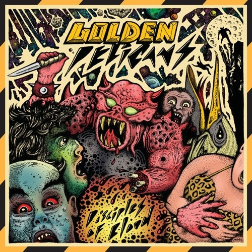 the album cover for Golden Pelicans - Disciples Of Blood