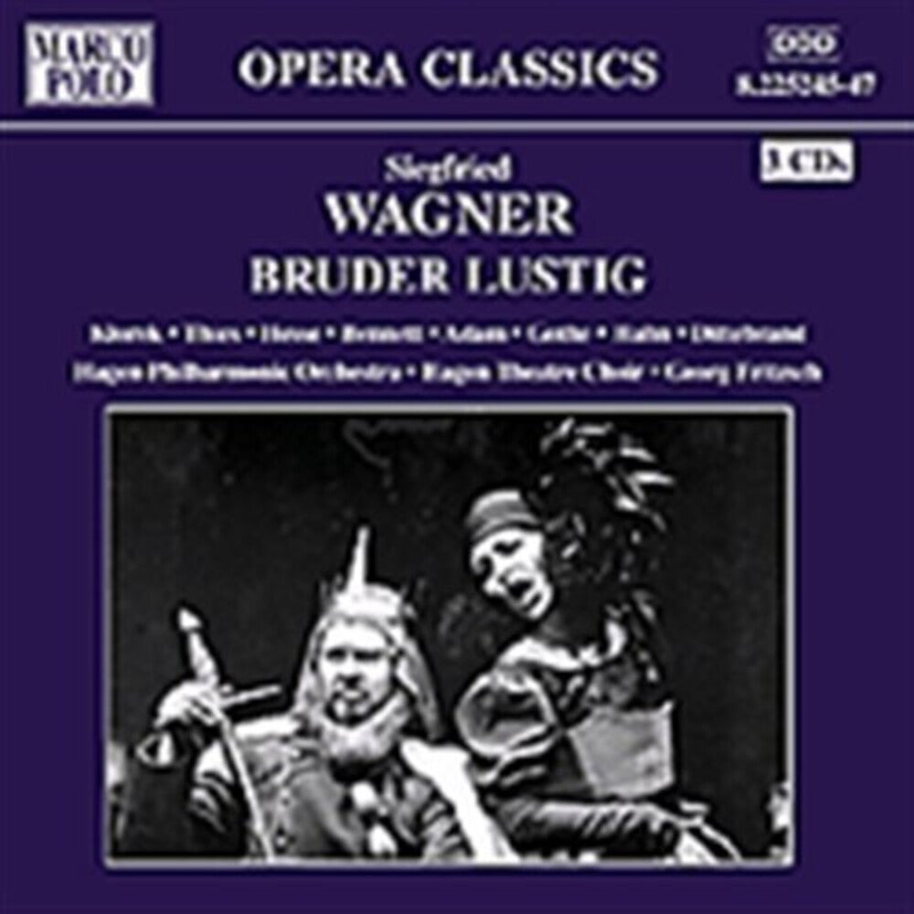 the album cover for Arnd Gothe - Wagner, S.: Bruder Lustig