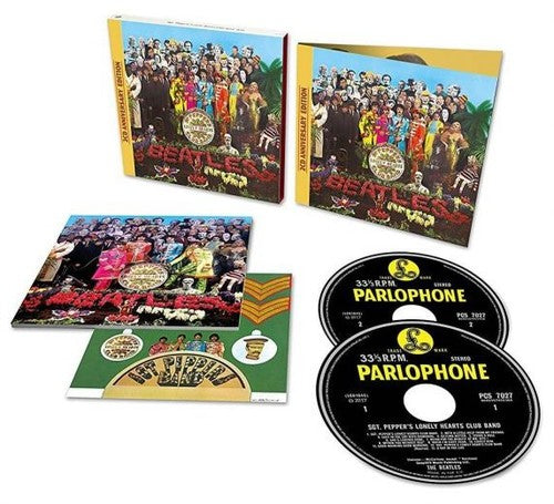 the album cover for The Beatles - Sgt. Pepper's Lonely Hearts Club Band: Anniversary Edition [Import 2CD Deluxe Edition]