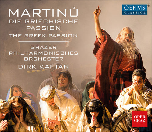 the album cover for Wilfried Zelinka - Bohuslav Martinu: The Greek Passion