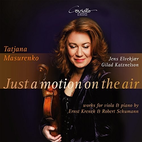 the album cover for Tatjana Masurenko - Just a Motion on the Air