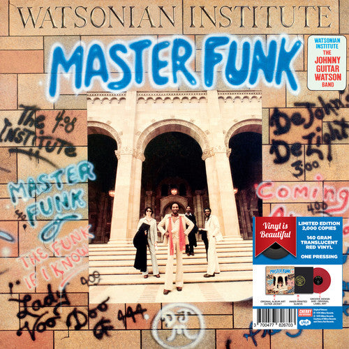 the album cover for Watsonian Institute - Master Funk - Red Vinyl 2017 Limited Edition [Limited Edition]