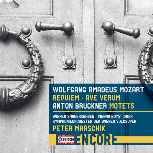 the album cover for Bruckner / Mozart / Cencic / Ragin /Marschik - Mozart: Requiem & Ave Verum - Bruckner: Motets