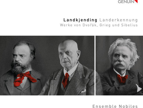 the album cover for Dvorak / Grieg / Sibelius / Ensemble Nobiles - Landkjending