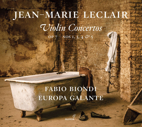 the album cover for FABIO BIONDI - JeanMarie Leclair: Violin Concertos, Op. 7, Nos. 1, 35