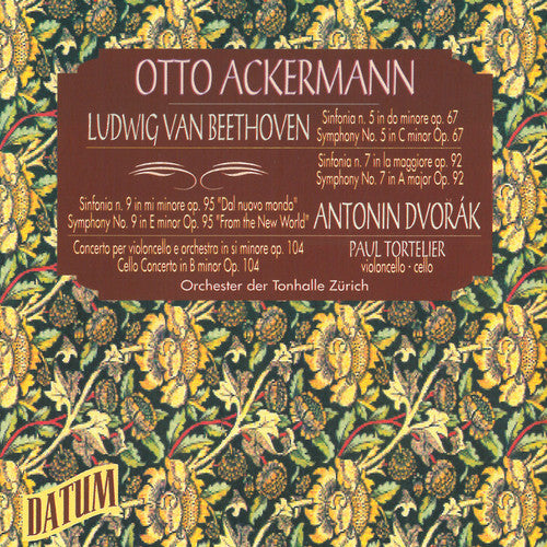 the album cover for Otto Ackermann - Ludwig van Beethoven & Antonin Dvorak Otto Ackermann