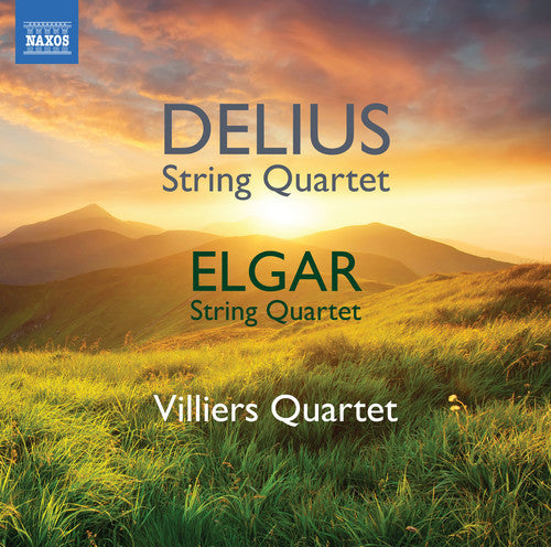 the album cover for Villiers Quartet - Delius & Elgar: String Quartet