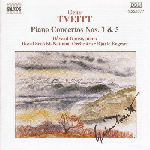 the album cover for Havard Gimse - Piano Concertos 1 & 5