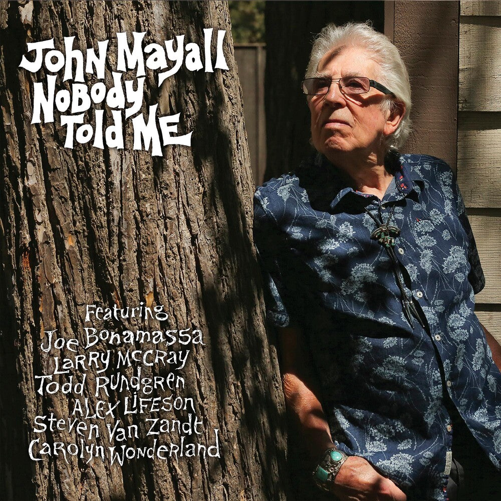 the album cover for John Mayall - Nobody Told Me
