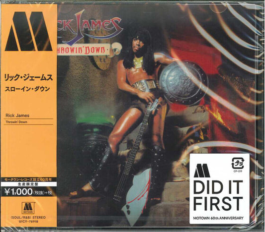 the album cover for Rick James - Throwin Down [Limited Edition] (Jpn)