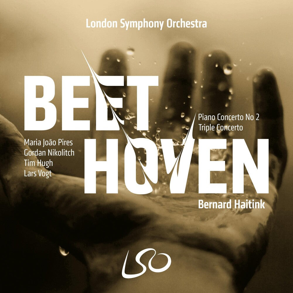 the album cover for Maria Pires Joao - Beethoven: Piano Concerto No.2, Triple Concerto