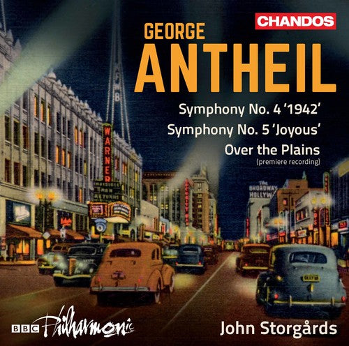 the album cover for John StorgÃ¥rds - George Antheil: Orchestral Works, Vol.1