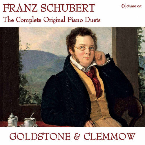 the album cover for Caroline Clemmow - Schubert: The Complete Works for Piano Duet