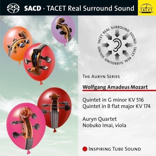the album cover for Mozart / Auryn Quartet / Imai - The Auryn Series: Wolfgang Amadeus Mozart