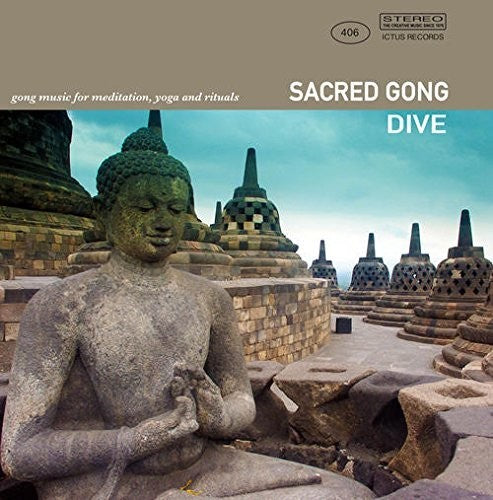 the album cover for Gong Master Andrea - Sacred Gong Dive