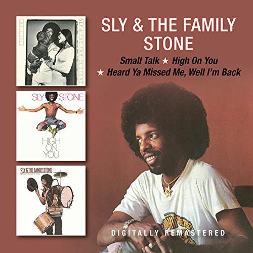 the album cover for Sly & The Family Stone - Small Talk / High On You / Heard Ya Missed Me