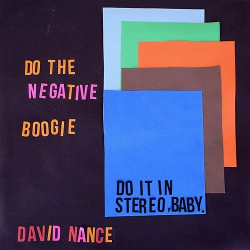 the album cover for David Nance - Negative Boogie