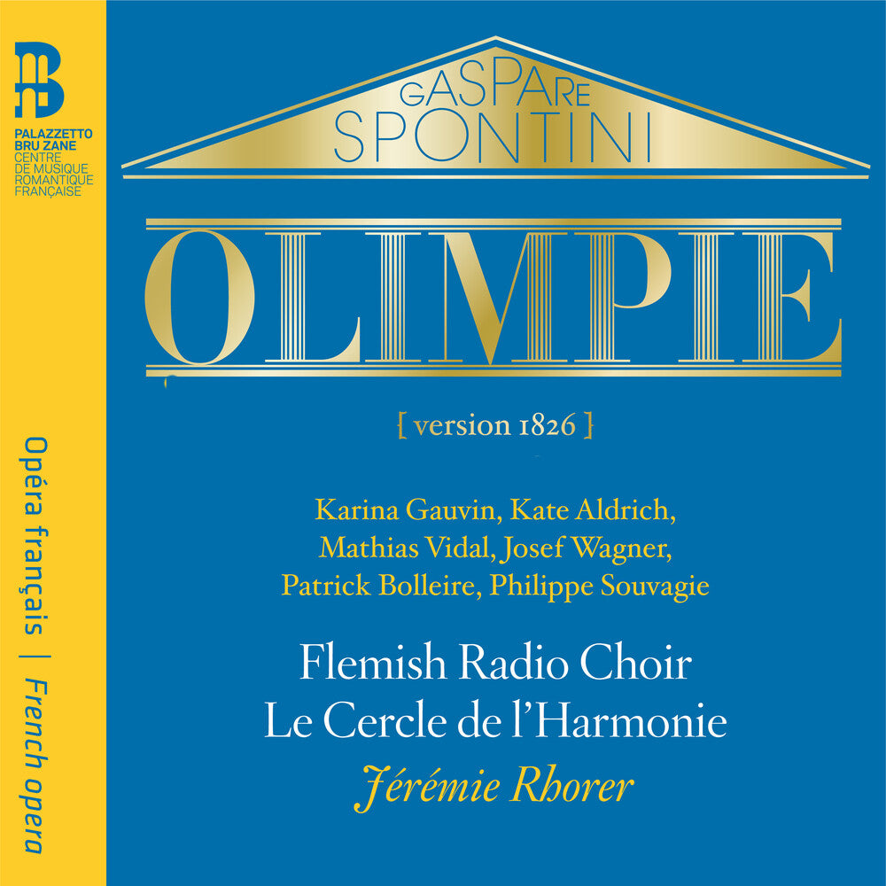 the album cover for Gaspare Spontini - Olimpie