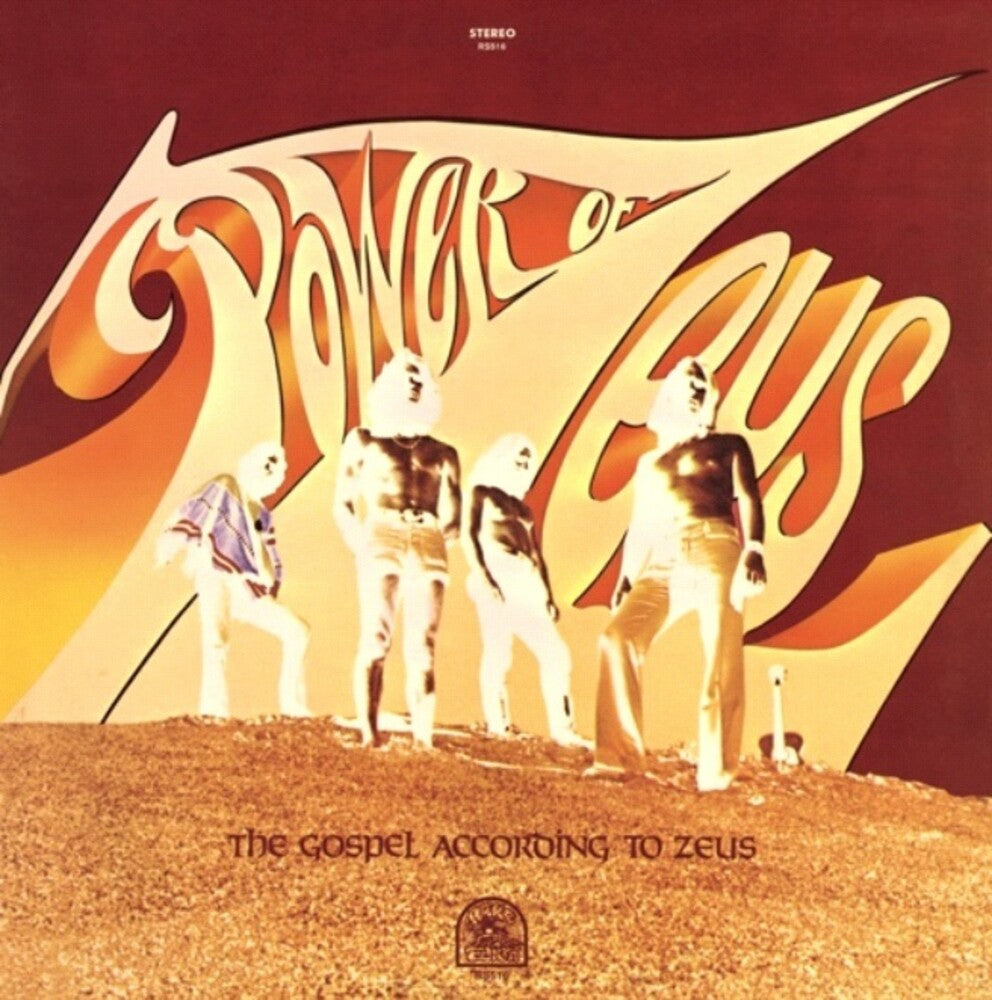 the album cover for Power Of Zeus - The Gospel According To Zeus