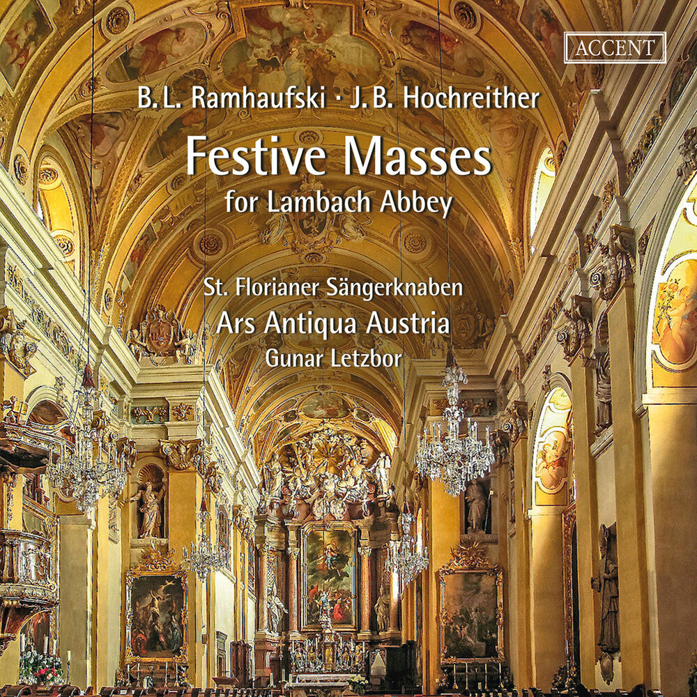 the album cover for Hochreither / Letzbor - Festive Masses for Lambach Abbey