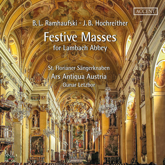 the album cover for Hochreither / Letzbor - Festive Masses for Lambach Abbey