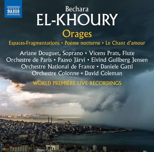 the album cover for Khoury / Douguet / Coleman - Bechara El-Khoury: Orages
