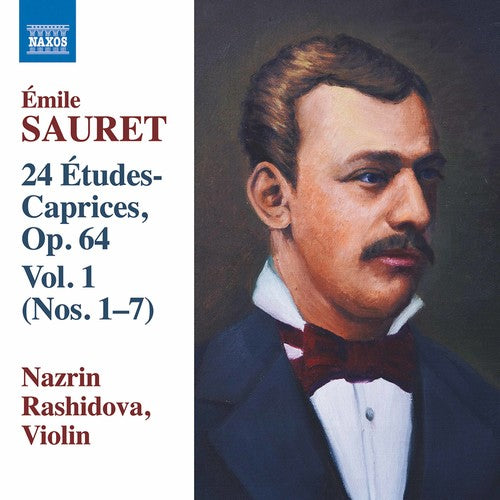 the album cover for Sauret / Rashidova - Emile Sauret: 24 Etudes-Caprices, Op. 64 1