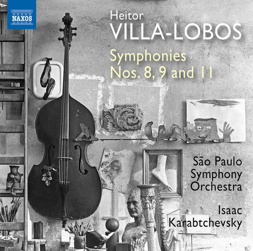 the album cover for Lobos / Sao Paulo Symphony Orchestra - Heitor Villa-Lobos: Symphonies Nos. 8, 9 & 11