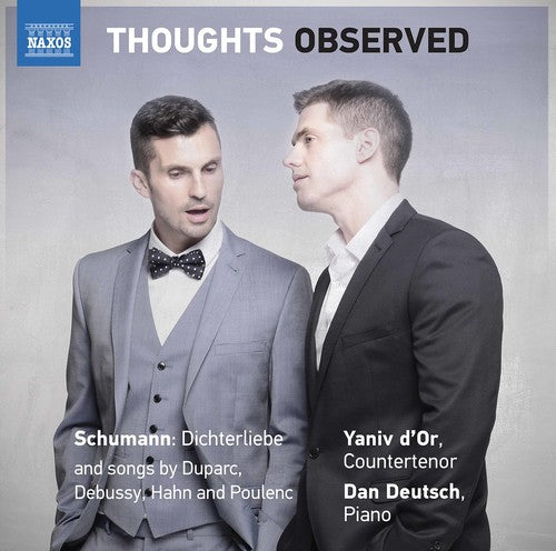 the album cover for Debussy / Deutsch - Thoughts Observed