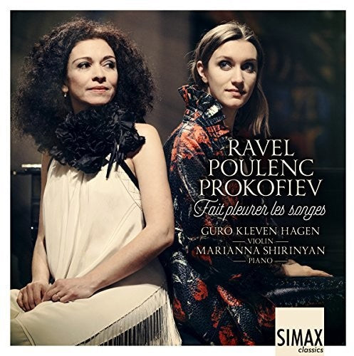 the album cover for Guro Kleven Hagen - Prokofiev: Fait Pleurer Les Sanges