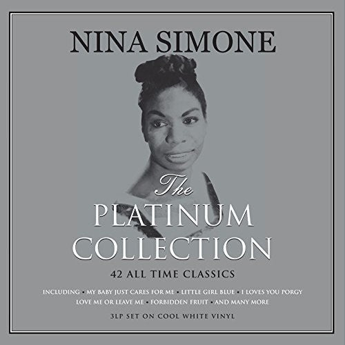 the album cover for Nina Simone - Platinum Collection (White Vinyl) [Colored Vinyl] (Wht)