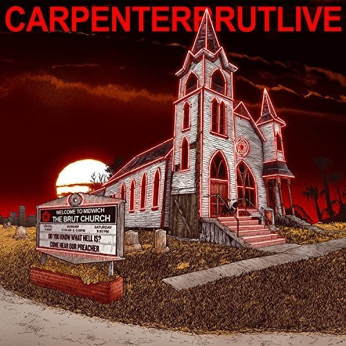 the album cover for Carpenter Brut - Carpenterbrutlive