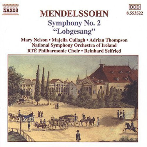 the album cover for Adrian Thompson - Symphony 2: Lobgesang