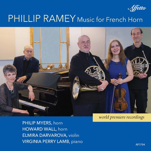 the album cover for Elmira Darvarova - Phillip Ramey: Music for French Horn
