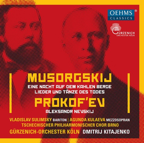 the album cover for Dmitri Kitayenko - Mussorgsky & Prokofiev