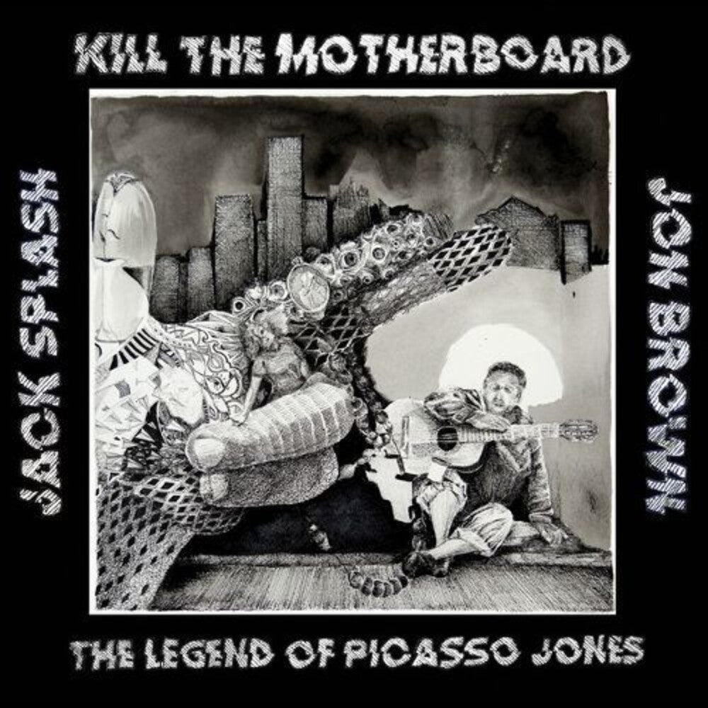 the album cover for Kill the Motherboard - The Legend Of Picasso Jones
