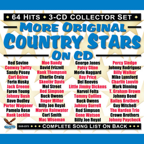 the album cover for More Original Country Stars On Cd / Various - More Original Country Stars On Cd / Various