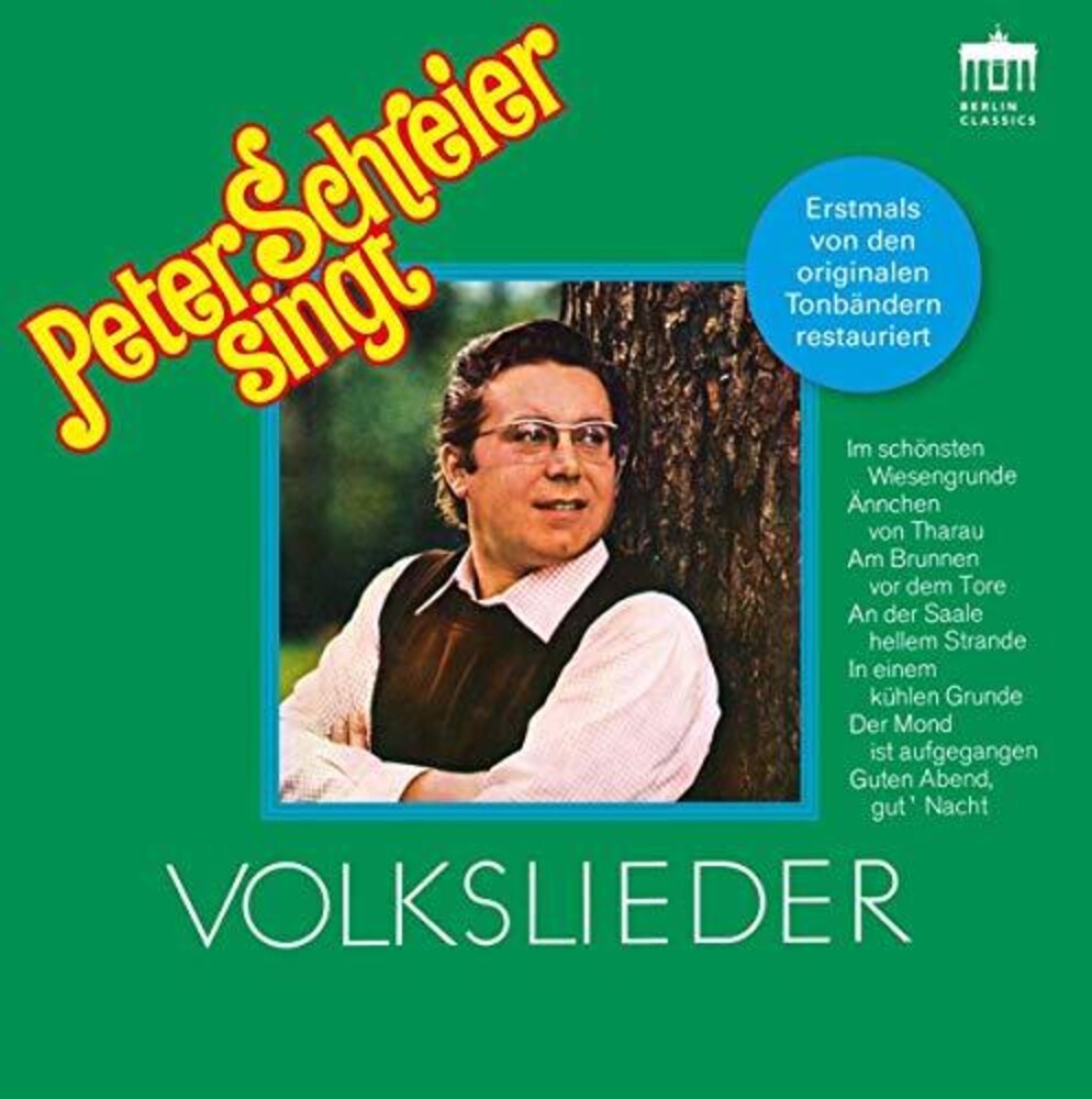 the album cover for Schubert / Schreier / Neumann - Peter Schreier Singt Volkslied