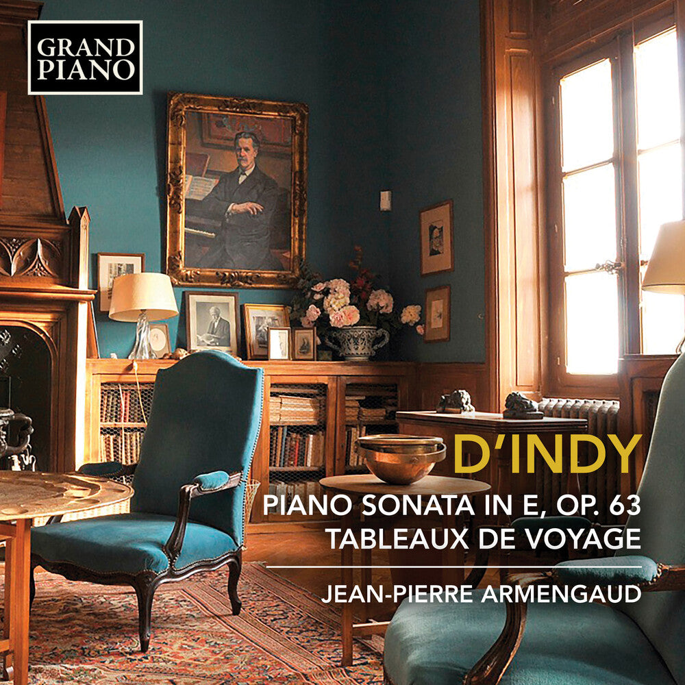 the album cover for Dindy / Armengaud - Piano Sonata in E 63