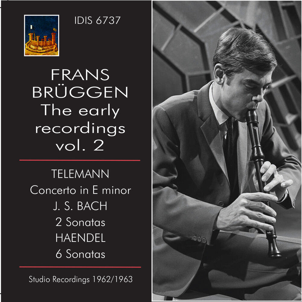 the album cover for Telemann / Bruggen - Early Recordings 2