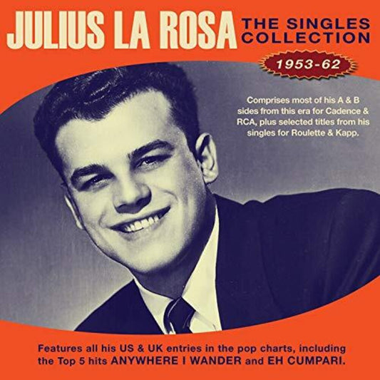 the album cover for Julius Rosa La - Singles Collection 1953-62