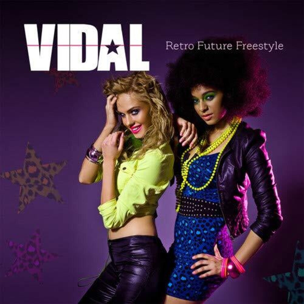 the album cover for Vidal - Retro Future Freestyle