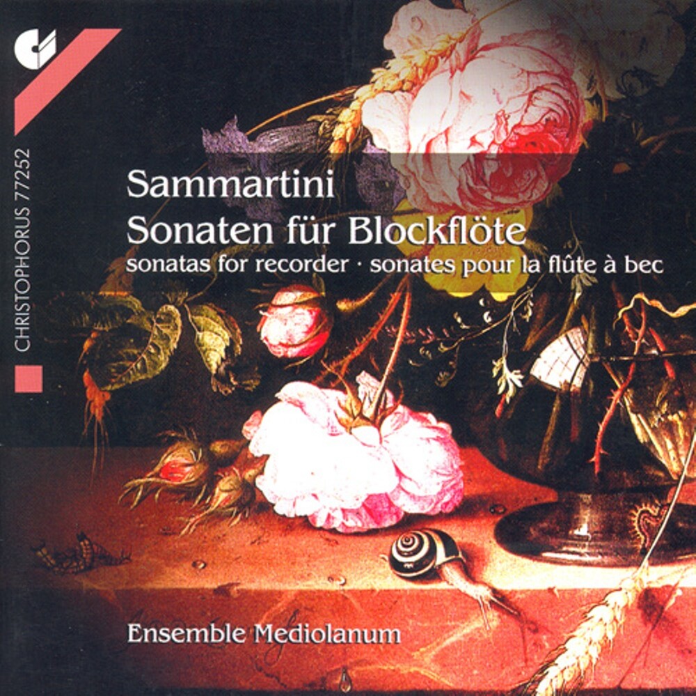 the album cover for Mediolanum Ensemble - Sonatas For Recorder