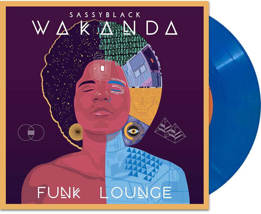 the album cover for SassyBlack - Wakanda Funk Lounge [Colored Vinyl] [Limited Edition]