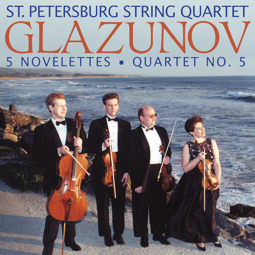 the album cover for St. Petersburg String Quartet - 5 Novelettes / Quartet No. 5